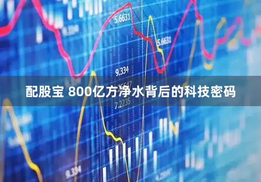配股宝 800亿方净水背后的科技密码